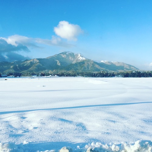 雪の蒜山三座