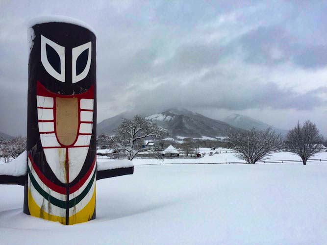 雪の蒜山高原