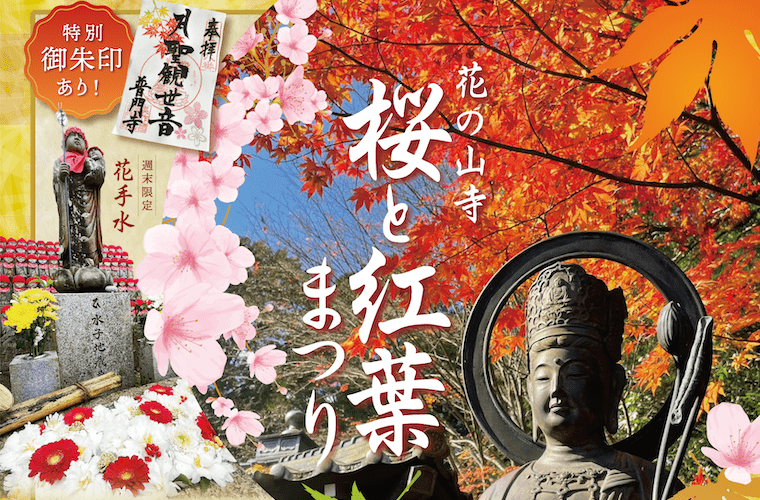 花の山寺桜と紅葉祭り